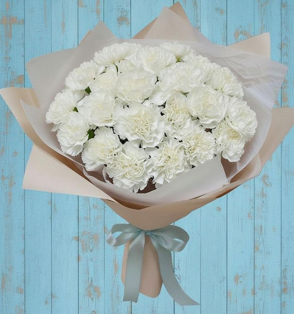 Букет цветов из: Гвоздики в Богане