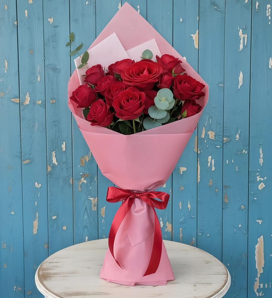 Букет цветов из: Розы в Богане