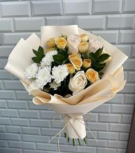 Букет цветов из:  Розы и Хризантемы в Богане