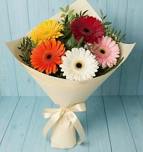 Букет цветов из:  Герберы в Богане