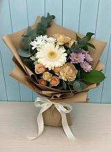 Букет цветов из:  Герберы и Хризантемы в Богане