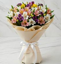 Букет цветов из:  Альстромерии #REPLACE_PRED# Богане