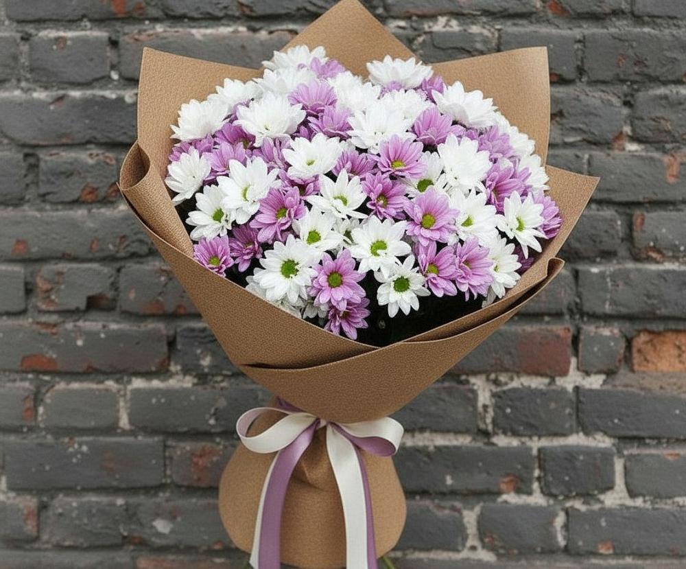 Букет цветов из: Хризантемы в Богане