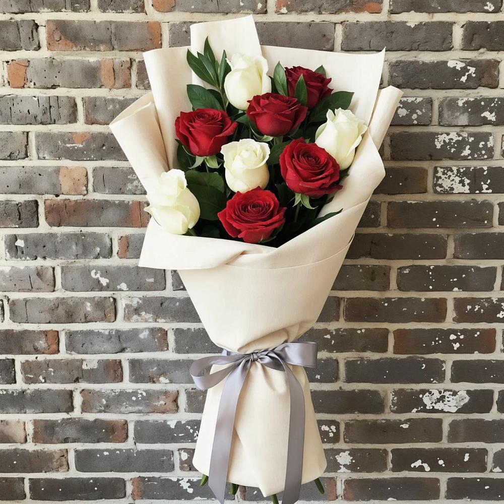 Букет цветов из: Розы в Богане