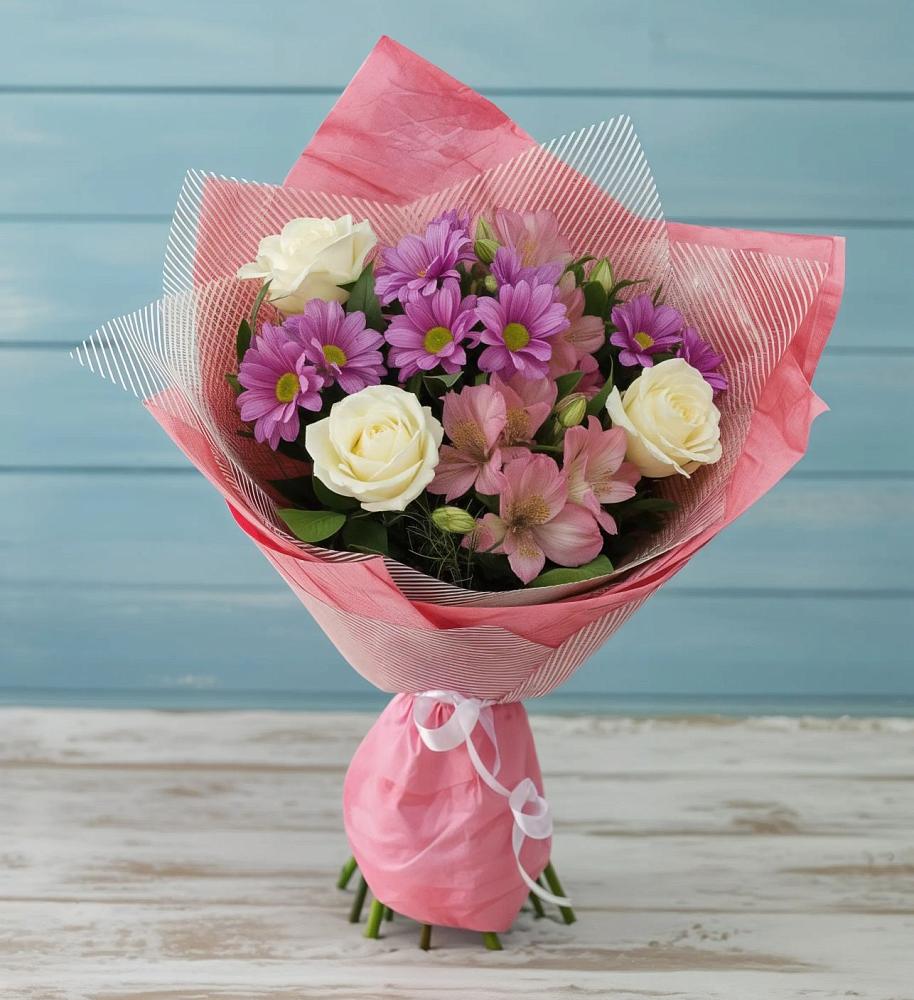 Букет цветов из: Герберы в Богане